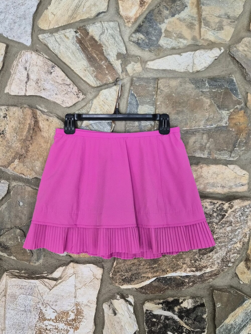 IBKUL Women’s Pink Pleated Hem Skirt Size S